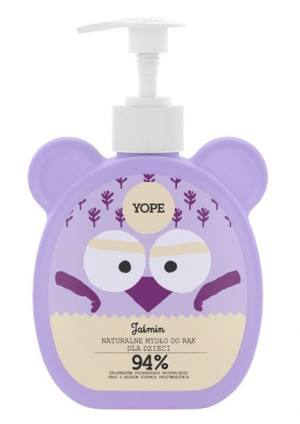 YOPE Naturalne Mydło do rąk dla dzieci - JAŚMIN 400ml
