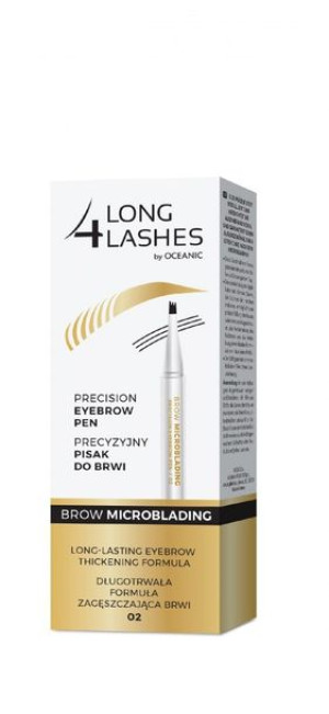 Long 4 Lashes Precyzyjny Pisak do brwi nr 02 1.1ml
