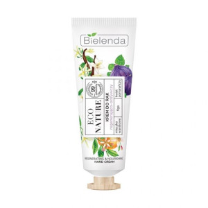 Bielenda Eco Nature Krem do rąk regenerująco-odżywczy - Mleczko Waniliowe &