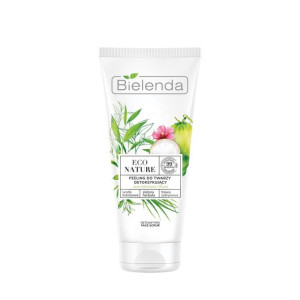 Bielenda Eco Nature Peeling do twarzy detoksykujący - Woda Kokosowa & Zielo