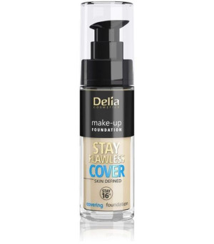 Delia Cosmetics Stay Flawless Cover Podkład kryjący 16H nr 501 Porcelain 30