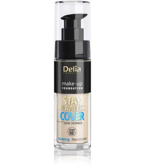 Delia Cosmetics Stay Flawless Cover Podkład kryjący 16H nr 503 Warm Beige 3