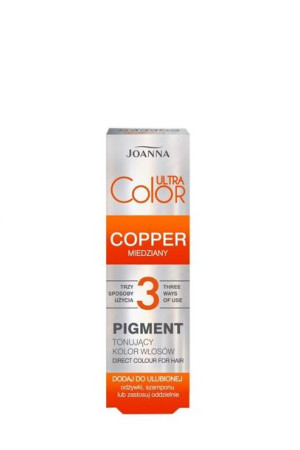 Joanna Ultra Color Pigment tonujący kolor włosów - Copper (miedziany) 100ml