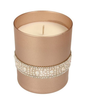 ARTMAN Świeca ozdobna Crystal Opal Pearl Glass rose gold - 1szt