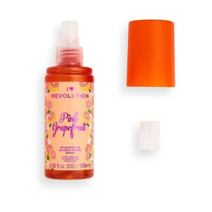 I Heart Revolution Fixing Spray rozjaśniający makijaż Pink Grapefruit 100ml