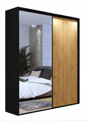 Szafa przesuwna VIKI 200x245,5x61 cm wysoka
