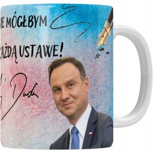 Kubek Na Walentynki Pis Podpis Andrzej Duda
