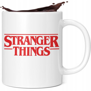Kubek PREZENT Serial STRANGER THINGS ELEVEN WZORY