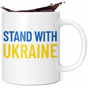 Kubek Solidarni Stand With Ukraine Ukraina Serce