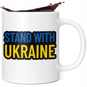 Kubek Solidarni Stand With Ukraine Ukraina Serce