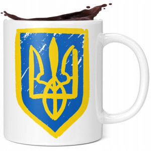Kubek Solidarni Z Ukrainą Wolna Ukraina Herb