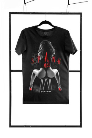 T-shirt Men Black S Regular