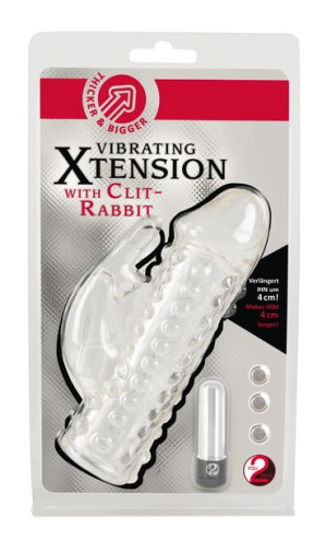 T&b Xtension With Clit-rabbit