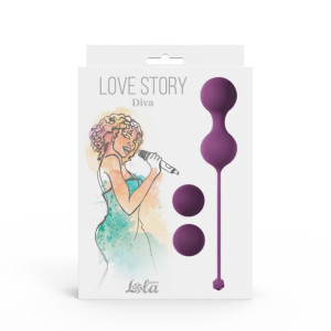 Vaginal Balls Set Love Story Diva Lavender Sunset