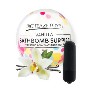 Big Teaze Toys - Bath Bomb Surprise With Vibrating Body Massager Vanilla