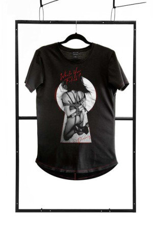 T-shirt Men Black S Fashion