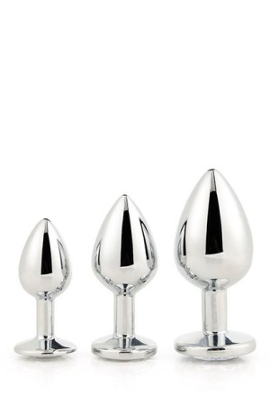 Gleaming Love Silver Plug Set