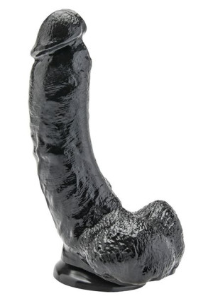 Dildo-cock 8 Inch W/ Balls Black