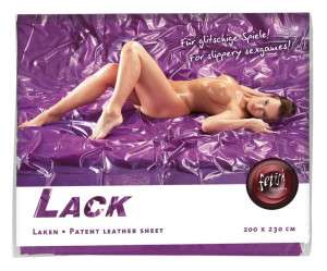 Vinyl Bed Sheet Purple 200x230