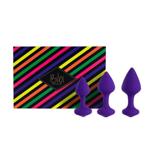 Feelztoys - Bibi Butt Plug Set 3 Pcs Purple