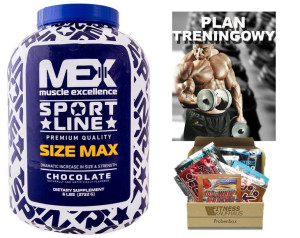 Mex - Size Max - 2722g 6lbs - Gainer + Gratisy