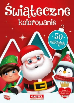 Świąteczne kolorowanie z naklejkami