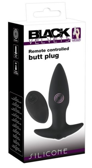 Black Velvets Rc Butt Plug