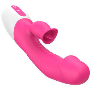 Wibrator-silicon, Vibrator 7 Function And Heating Mode, Pink