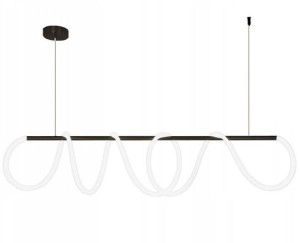 Lampa Sufitowa Wisząca Long Black Lina Led