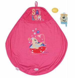 Baby Born Zestaw Do Kąpieli Ręcznik + Akcesoria