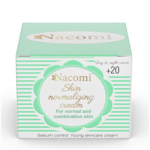 Nacomi Normalizujący Krem Na Dzień Dla Młodej Cery +20 50ml
