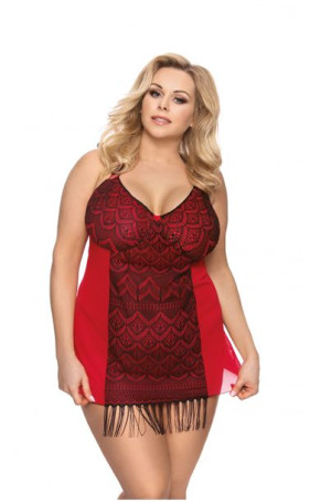 Dharma Xxl+ (halka&stringi/chemise&string)