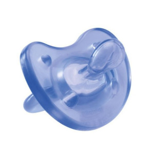 Chicco Physio Soft Smoczek 0m+-niebieski Smoczek Uspokajający 0m+