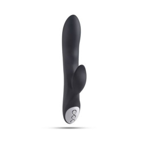 Vibratore G-spot E Stimolatore Clitorideo Black
