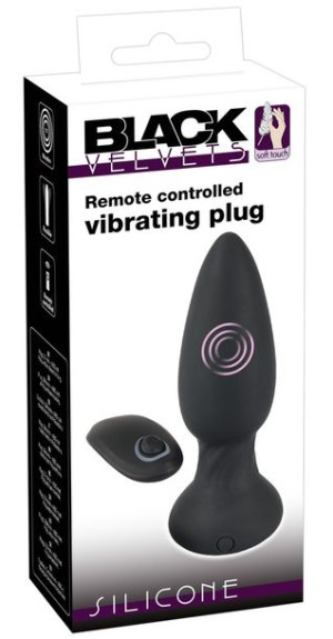 Black Velvets Rc Vibrating Plu