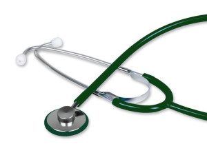 Trad Single Head Stethoscope - Dark Green Stetoskop
