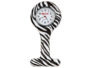 Gima Zegarek Pielęgniarski-zebra Fantasy Zegarek Pielęgniarski Silikonowy