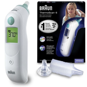 Braun Irt6515 Thermoscan 6 Termometr Douszny Z Podgrzewaną Końcówką