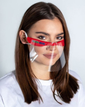Workmask Mp/002/c9/czerwony/f837 Mini Przyłbica 2 Szt