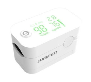Jumper Jpd-500g Pulsoksymetr Biały Jednokier. Wyświetlacz