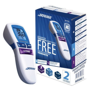 Novama Free Termometr Bezdotykowy Mierzy W 1 Sekundę Z 3 Cm