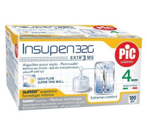 Pic Insupen -32g 0,23 X 4mm Igły Do Penów Insulinowych