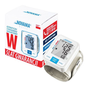 Novama White W Ciśnieniomierz Nadgarstkowy Z Ihb