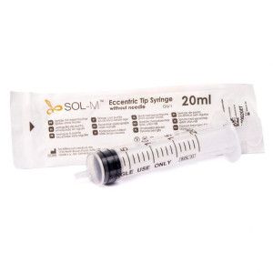 Strzykawka 20 Ml Luer 3-cz Mimośrodowa Sol-millennium 1 Szt .