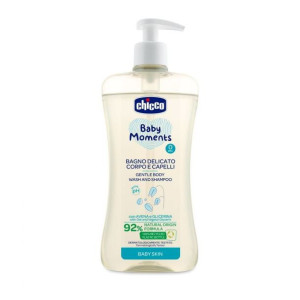 Delikatny Płyn Do Mycia Ciała I Włosów 500 Ml 0 M+ Chicco Baby Moments