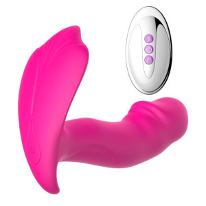 Stymulator-silicone Panty Vibrator And Pulsator Usb 10 Function / Heating