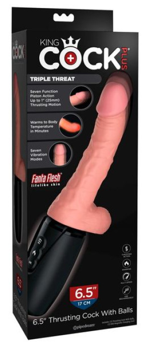 Kcp 6.5 Thrusting Cock With Ba