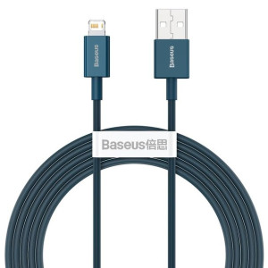 Baseus kabel Superior USB Lightning 2,0 m 2,4A niebieski