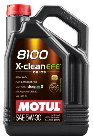 Olej silnikowy 5W30 Motul 8100 X-Clean Efe 5L