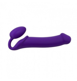 Strap-on-me Silicone Bendable Strap-on Purple Xl